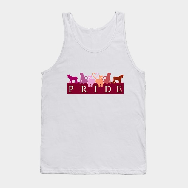 Lesbian Lion Pride Tank Top by Ausplosion